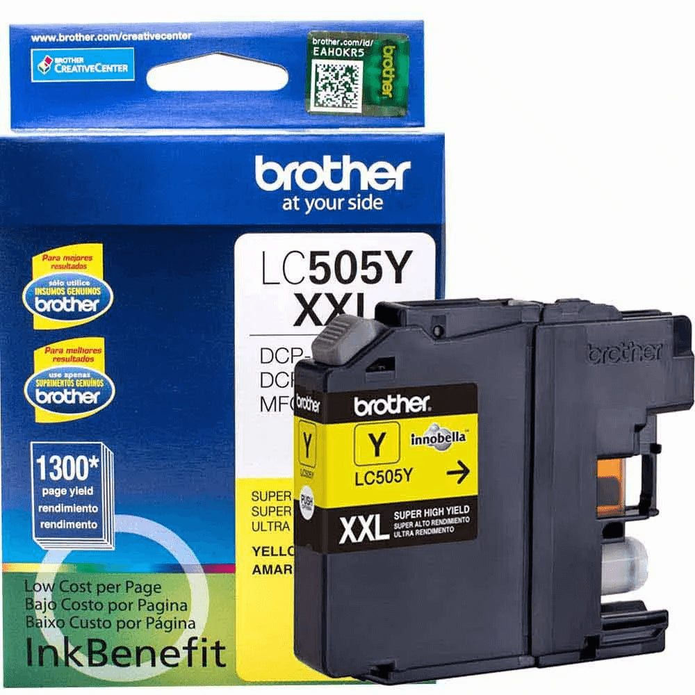 Cartucho Brother LC-505Y Amarelo - Impressorajato